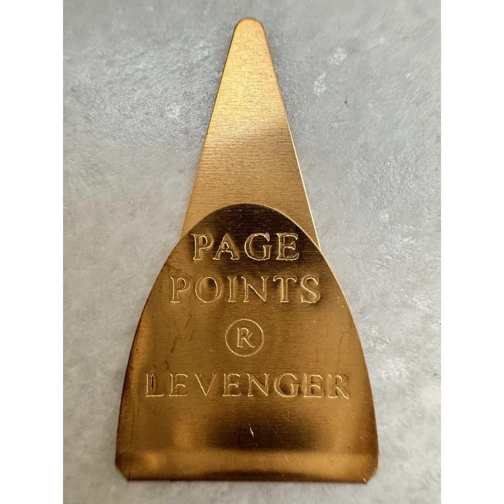 Levenger Brass Bookmarks Page Points 72 Pc Bulk Lot Book Tabs Teacher
